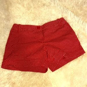 Ann Taylor LOFT dotted shorts